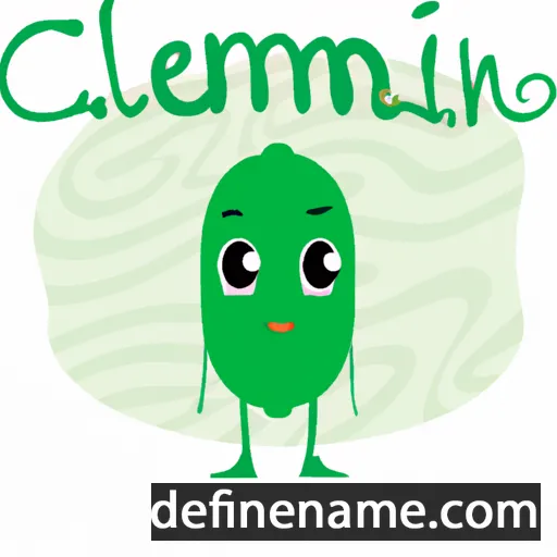 cartoon of the name Clemint