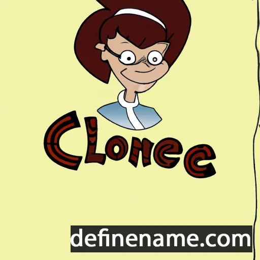 cartoon of the name Cleone