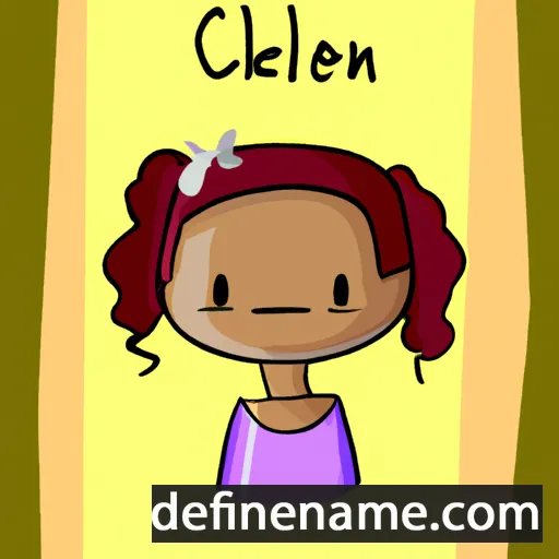 cartoon of the name Cleonie