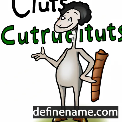 cartoon of the name Clitarchus