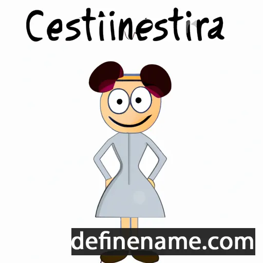 cartoon of the name Clitennestra