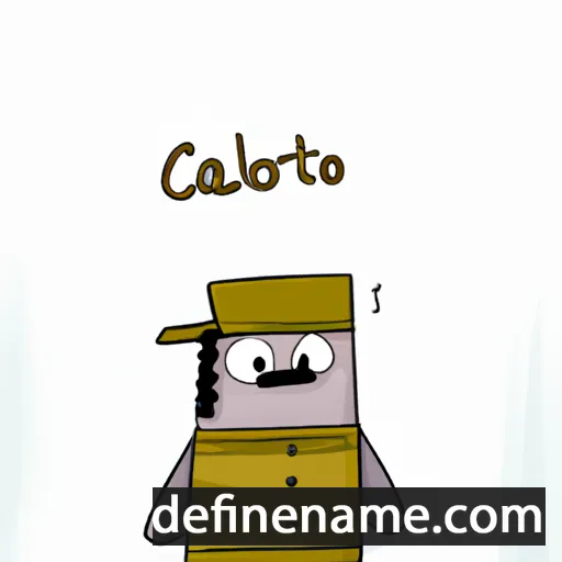 cartoon of the name Clotario