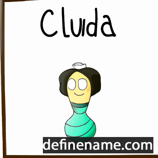 cartoon of the name Clurinda