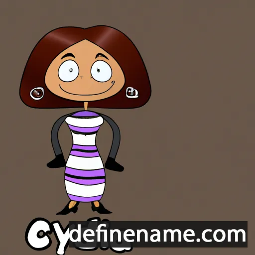 cartoon of the name Clyda