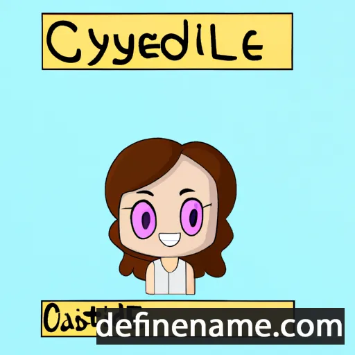 cartoon of the name Clydette