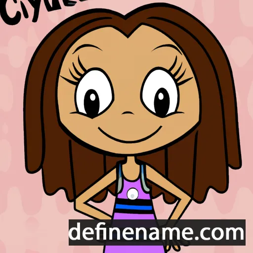 cartoon of the name Clydie