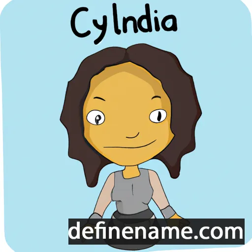 cartoon of the name Clydina