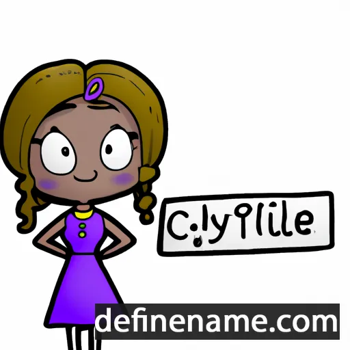 cartoon of the name Clytie