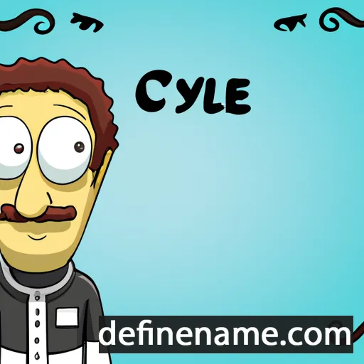 cartoon of the name Clyve