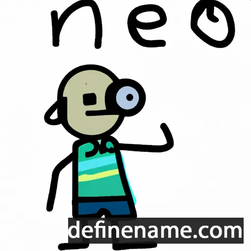 cartoon of the name Cneo