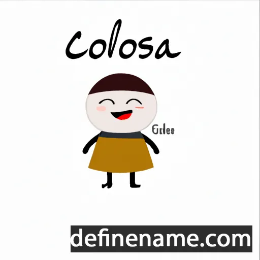 cartoon of the name Colasa