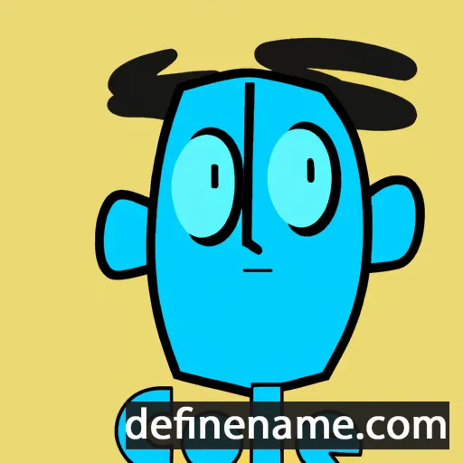 cartoon of the name Colel