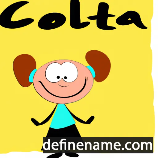 cartoon of the name Coleta