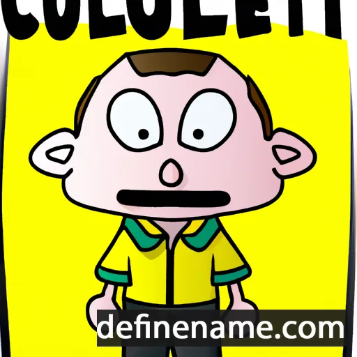 cartoon of the name Coleton