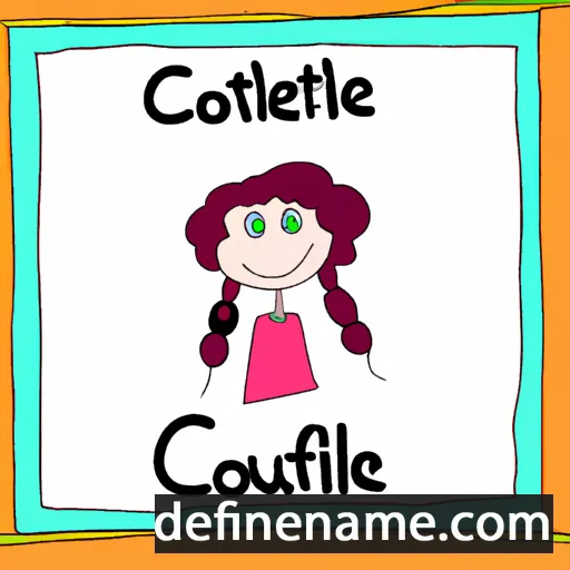 cartoon of the name Colinette