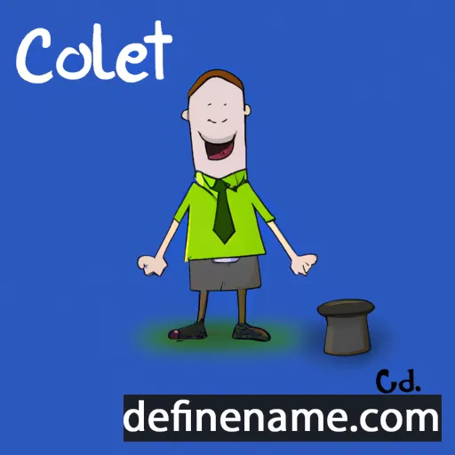 cartoon of the name Collatt