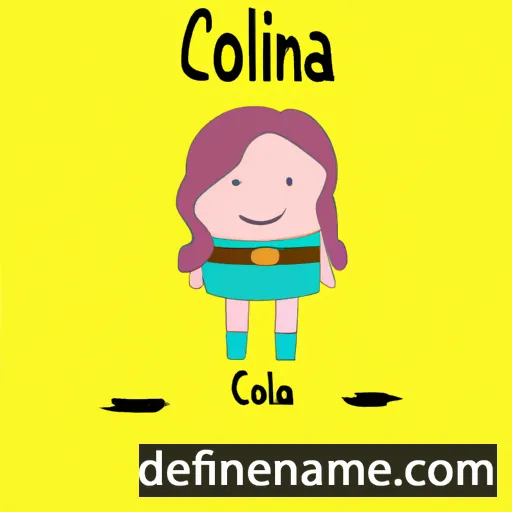 Colleana cartoon