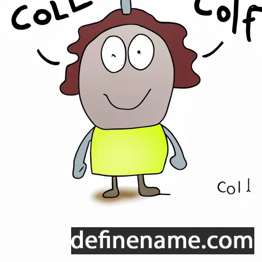 cartoon of the name Colly