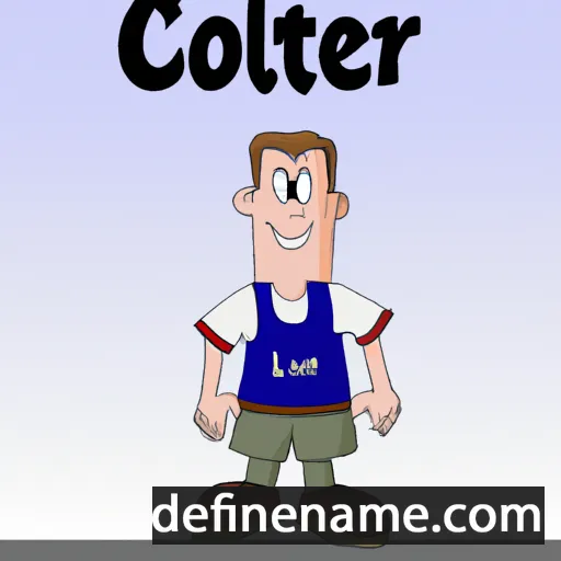 cartoon of the name Colter