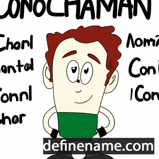 cartoon of the name Comhnall