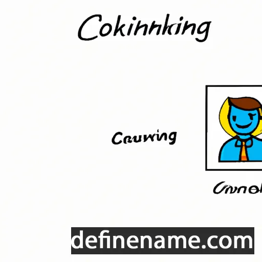 cartoon of the name Conching