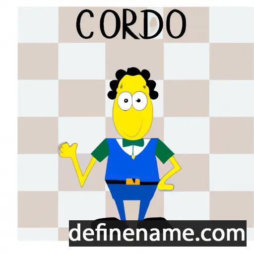 cartoon of the name Condrado