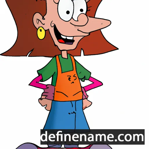 cartoon of the name Conni