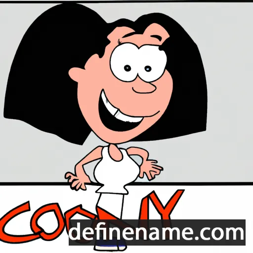 cartoon of the name Conny