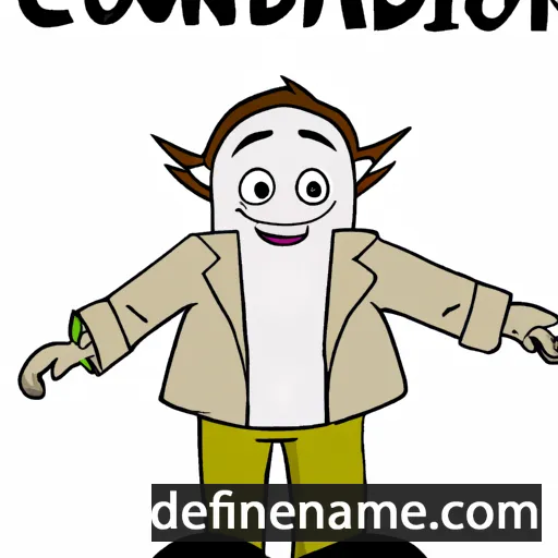 cartoon of the name Conradign