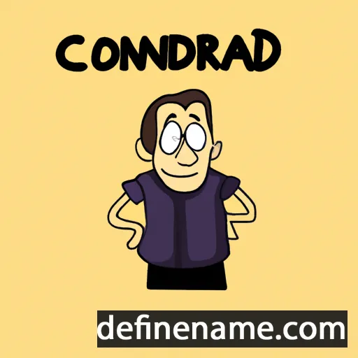 cartoon of the name Conradin