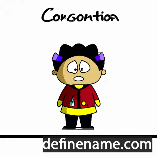 cartoon of the name Consolazión