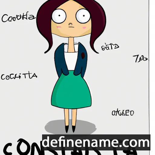 Constanzia cartoon