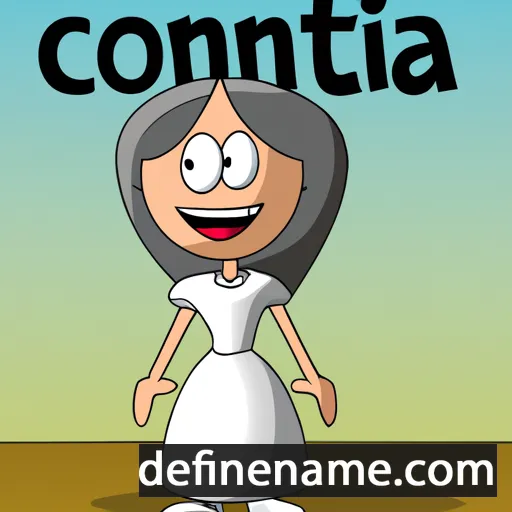 cartoon of the name Contina