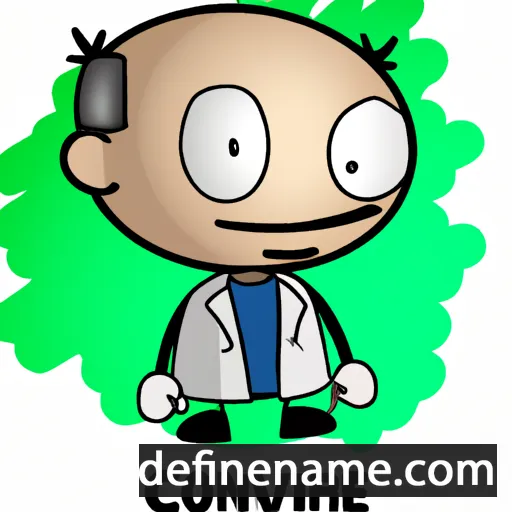 cartoon of the name Conven