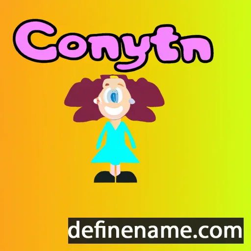 cartoon of the name Conylt