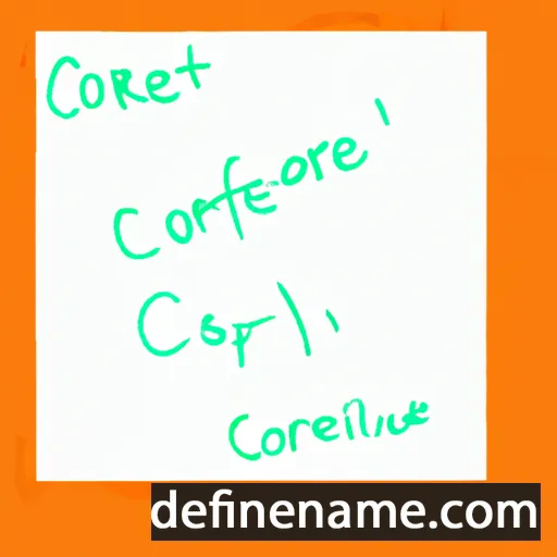 Coralene cartoon