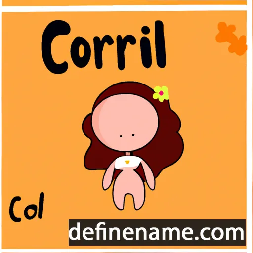 cartoon of the name Coralí