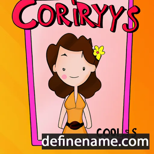 cartoon of the name Coralys