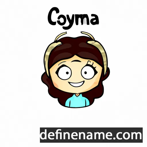 cartoon of the name Corayma