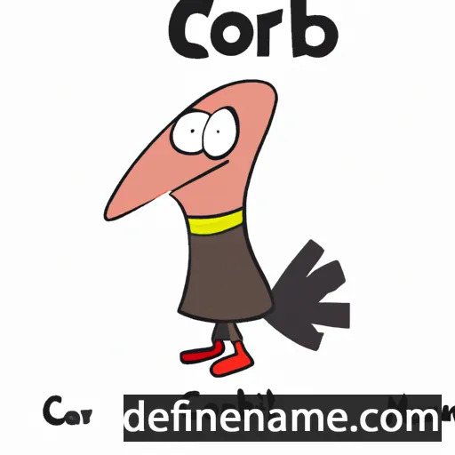 cartoon of the name Corb