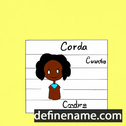 Cordia cartoon