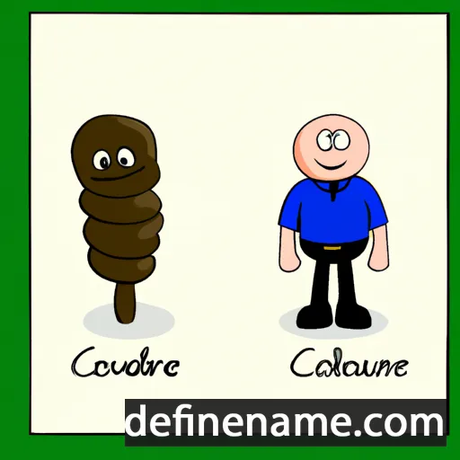 cartoon of the name Cordule