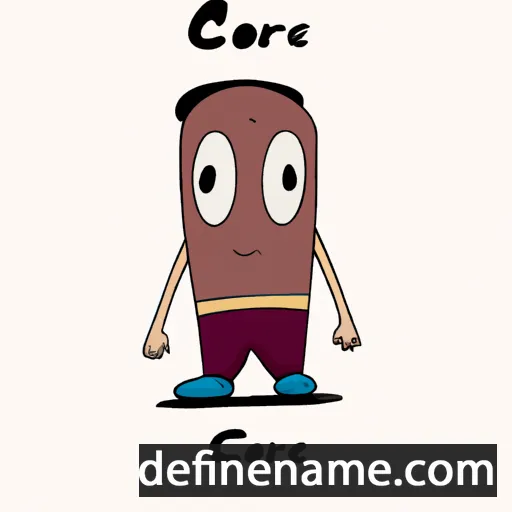 Coré cartoon