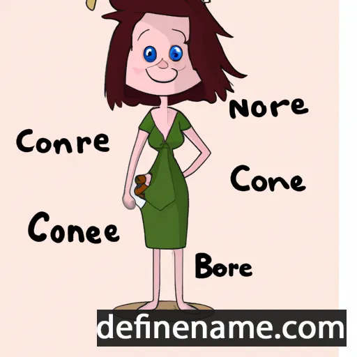 cartoon of the name Corene