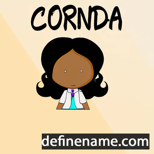 cartoon of the name Corinda