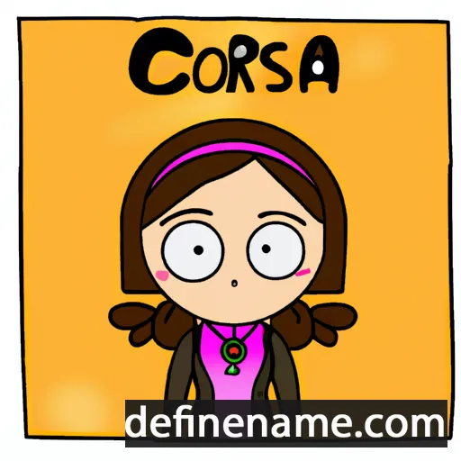 Corissa cartoon