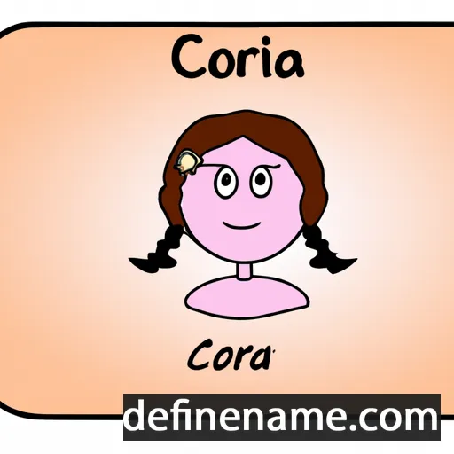 cartoon of the name Corla