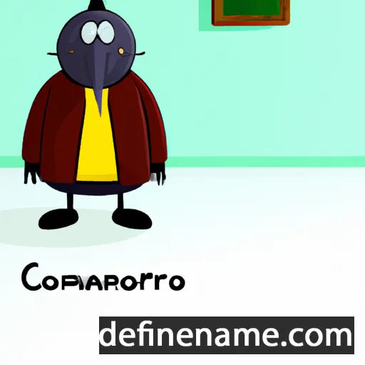 cartoon of the name Coromoto