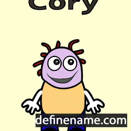 cartoon of the name Coroy