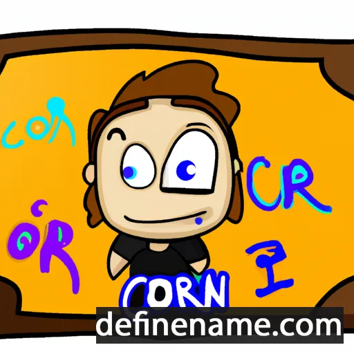 cartoon of the name Corri